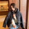 韓系簡約百搭休閒連帽保暖羽絨服外套