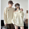 情侶裝休閒小清新男女加厚毛衣